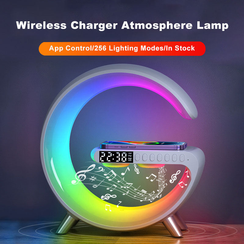 Intelligent Atmosphere Lamp, Speaker and Wireless Charger